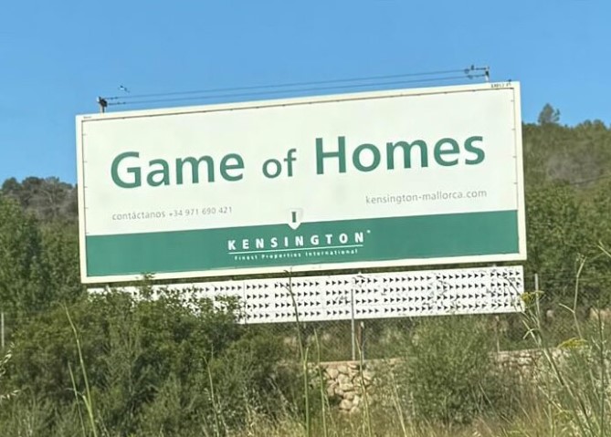 Empörung über die ‘Game of Homes’-Kampagne des deutschen Immobilienunternehmens Kensington auf Mallorca