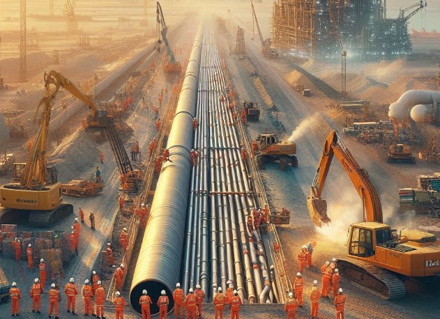 Startschuss für die 25.000 Millionen Tonnen teure Pipeline, die Gas von Marokko nach Spanien pumpen soll