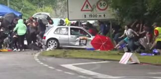 Schwerer Zwischenfall beim Rallye Festival Hoznayo: Auto rast in Zuschauermenge – Mehrere Verletzte (Video)