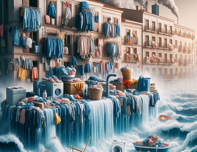 Die Wasserbelastung durch Kleidung in Spanien beträgt laut einer Studie 679.000 Liter pro Kleiderschrank
