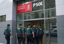 Guardia Civil durchsucht PSOE-Sitz in Madrid und Regierungsgebäude