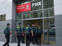 Guardia Civil durchsucht PSOE-Sitz in Madrid und Regierungsgebäude