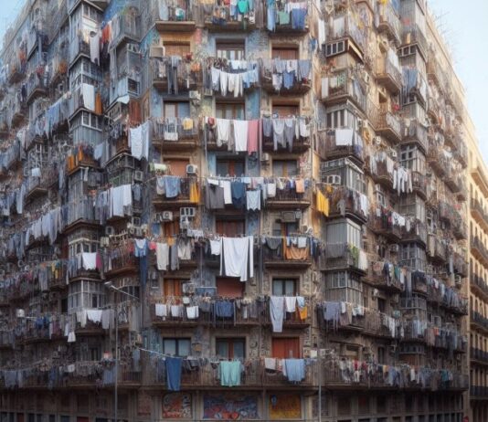 Barcelonas Fassaden im Fokus: Bußgelder bis zu 750 Euro für das Wäschetrocknen im Freien