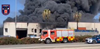 Alarm in Murcia: Giftige Wolke zwingt Bewohner nach Brand in Fortuna zum Einschluss