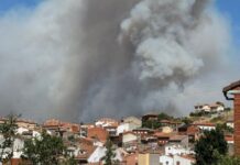 Navaluenga Feuer