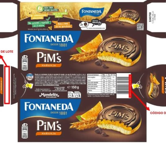 Lebensmittelwarnung in Spanien: Metallteile in Fontaneda PIMS ORANGE Keksen gefunden