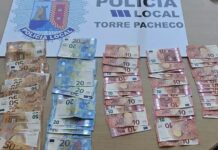 Geldregen in Torre Pacheco: Defekter Geldautomat spuckt 2.000 Euro auf die Straße