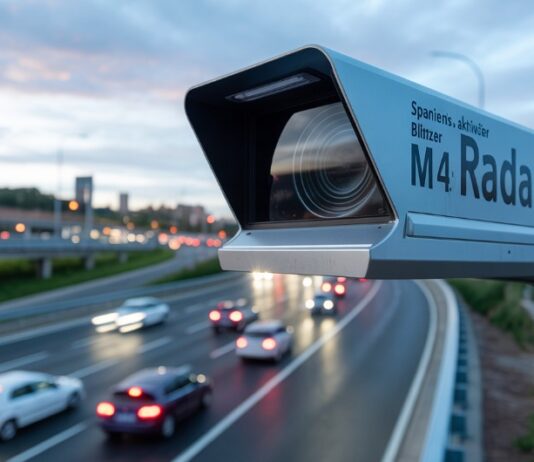 Spaniens aktivster Blitzer in Madrid: M-40 Radar verhängt über 200 Bußgelder täglich