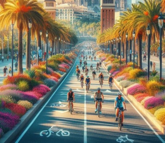 Barcelona auf zwei Rädern: Nutzung der Radwege schießt um 17 % in die Höhe