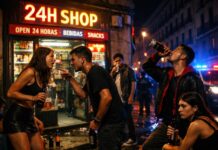 Madrid kämpft gegen 24-Stunden-Spirituosengeschäfte